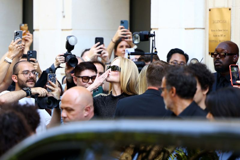 PARIS, FRANCE - JUNE 26: Nicole Kidman attends the Balenciaga Haute Couture Fall/Winter 2024-2025 show as part of Paris Fashion Week on June 26, 2024 in Paris, France. (Photo by Marc Piasecki/WireImage)