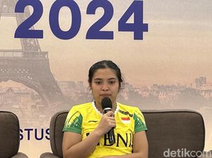 Gregoria Tembus 16 Besar Bulutangkis Olimpiade 2024