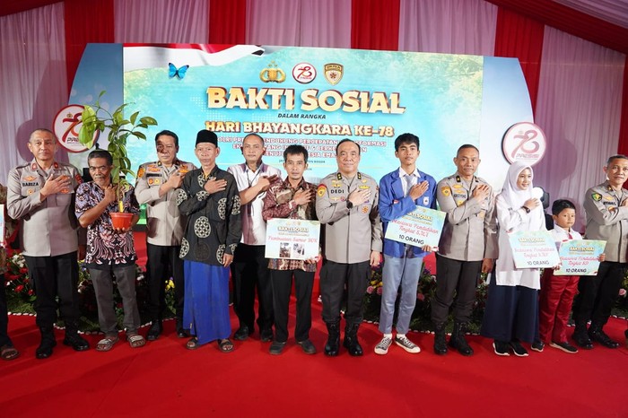 Hari Bhayangkara ke-78, SSDM Polri Gelar Bakti Sosial di Bogor (Dok Polri)