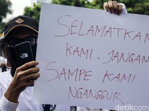 Aksi Pekerja Tekstil Tolak Kebijakan Impor yang Pro Asing