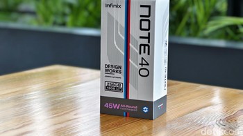 Inilah unit Infinix Note 40 Racing Edition. Foto: Adi Fida Rahman/detikINET