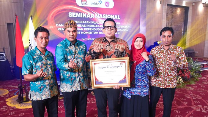 Kampung KB Kanjeng Djimat Kelurahan Surodinawa juara 3 Kampung Berkualitas