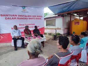 Mensos Risma Beri Bantuan Instalasi Air Bersih Canggih di Tanimbar