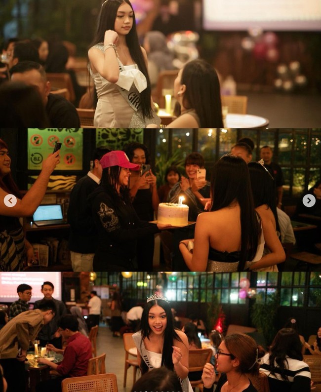 Perayaan ulang tahun Naura dan Neona tampak ramai dihadiri oleh keluarga dan teman-teman dari Naura dan Neona. Foto: Instagram/@naura.ayu