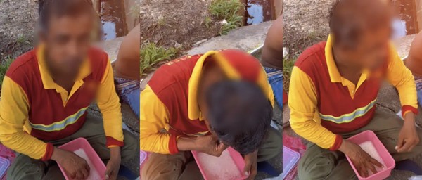 Pilu! Kisah Pria yang Makan Nasi Pakai Kuah Air Putih Demi Berhemat