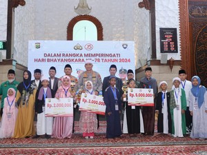 Polda Metro Gelar Lomba Dai Cilik Peringati HUT Bhayangkara