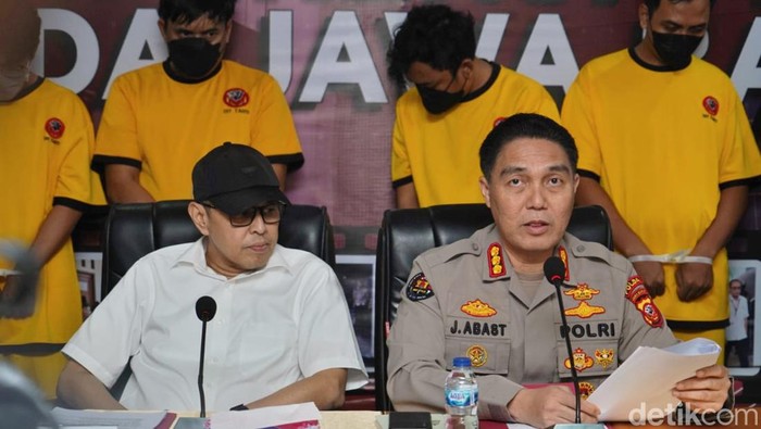 Rilis pengungkapan kasus judi online di Mapolda Jabar. (