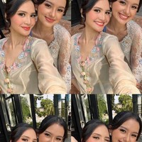 Mengenakan riasan natural glam dan rambut yang dicepol ke belakang, Sarah tampil cantik mempesona. Sarah sendiri diketahui memang memiliki darah blasteran Jerman dan Bali. Foto: Instagram/@ssarah_menzel