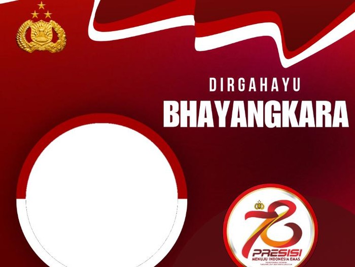 Twibbon HUT ke-78 Bhayangkara 2024