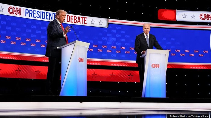 Pertemuan Puncak Para Raksasa Politik: Biden dan Trump Beradu Argumen dalam Debat Pertama Kepresidenan AS