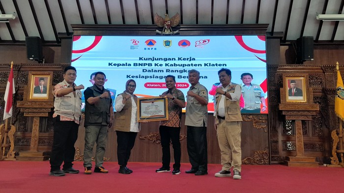 BNPB Sumbang Bantuan ke Klaten