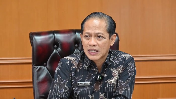 Direktur Jenderal Planologi Kehutanan dan Tata Lingkungan Hanif Faisol Nurofiq