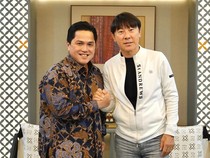 Shin Tae-yong Salaman dengan Erick Thohir: Hingga Tahun 2027