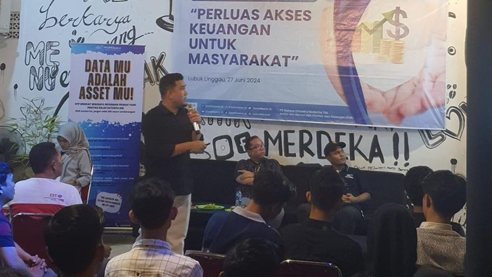 Inklusi keuangan yang digelar WOM Finance di Palembang.