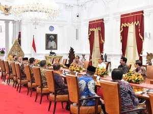 Jokowi Rapat Bareng Pimpinan MPR di Istana Negara, Bahas Apa?