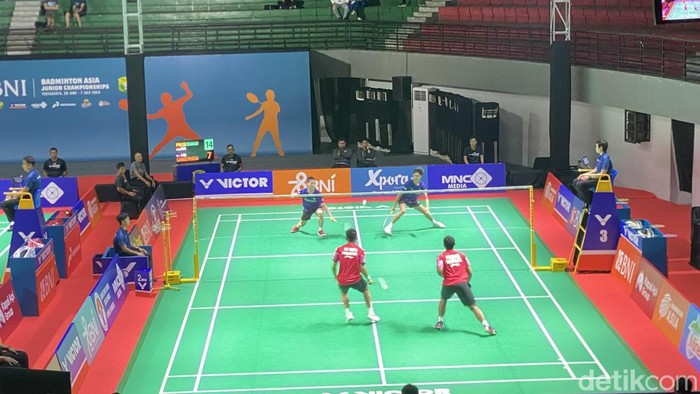 Laga Indonesia vs Filipina di Badminton Asia Championships 2024, Jumat (28/6/2024).