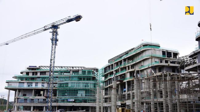 Progres Kantor Kemenko IKN yang Bakal Jadi 'Hotel' buat Petugas Upacara HUT RI
