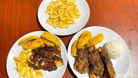 Kisaran harga makanan di sini cukup terjangkau dari angka Rp 65.000 saja. Foto: detikFood