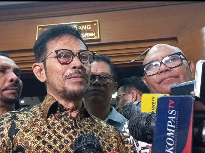 Syahrul Yasin Limpo (SYL) usai persidangan di PN Tipikor Jakarta, Jumat (28/6/2024).