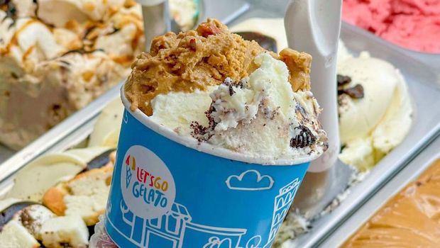 Toko es gelato di Surabaya: Let's Go Gelato.