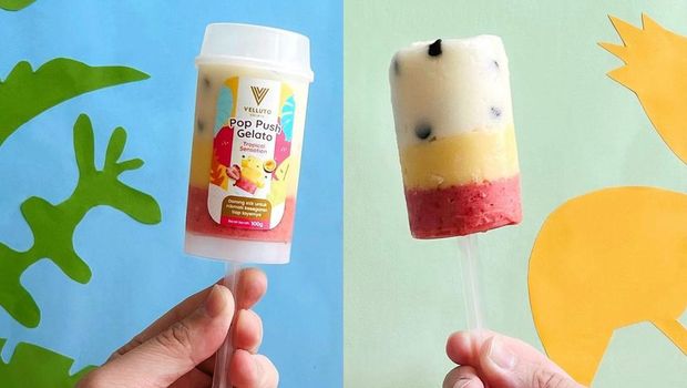 Toko es gelato di Surabaya: Velluto Gelato.
