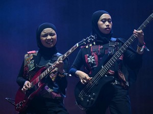 Marsya Voice of Baceprot Rayakan Ultah di Panggung Glastonbury