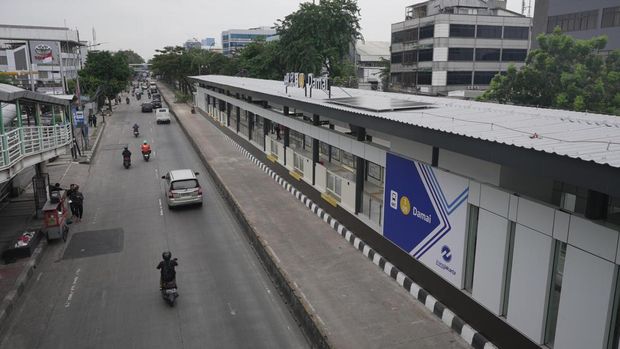 Halte TransJakarta Simpang Ragunan dan Halte Damai telah selesai direvitalisasi (dok.TransJakarta)