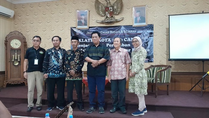 Jagongan cagar budaya dan sejarah Klaten di Rumdin Wabup Klaten