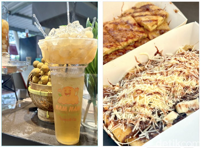 Jajanan Viral! Banana Pancake dan dan Es Longan Thailand