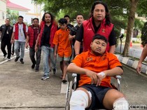 Kaki Hafif Pembunuh Driver Maxim di Jambi Diamputasi