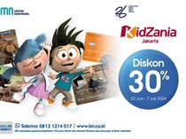 Libur Sekolah Seru, Main di Kidzania Ada Diskon hingga 30% dari BRI!