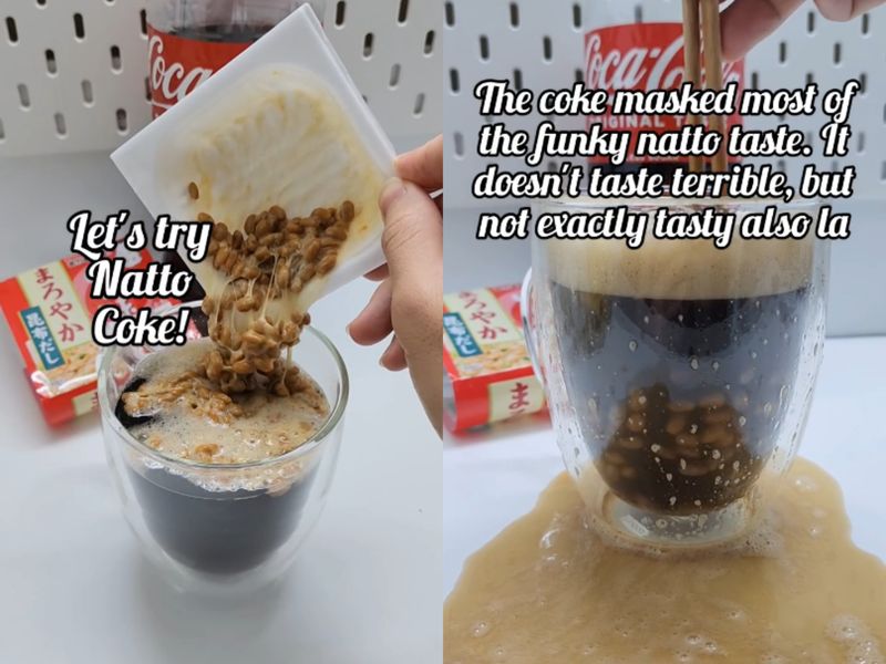 cara aneh makan natto