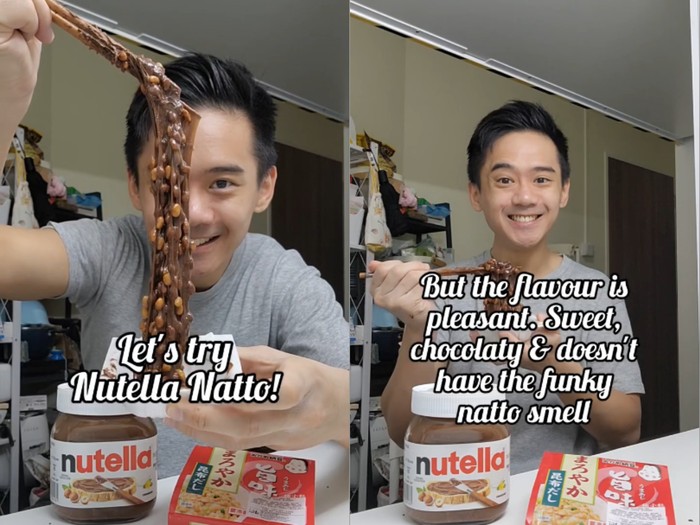 cara aneh makan natto