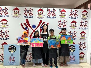 Cerita Audrina Surjaputri Bantu Anak Down Syndrome dengan Melukis