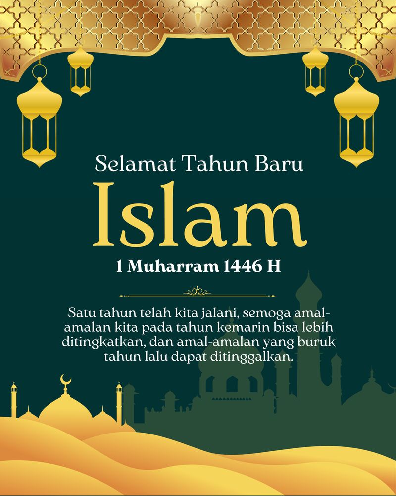 Poster Tahun Baru Islam 2024