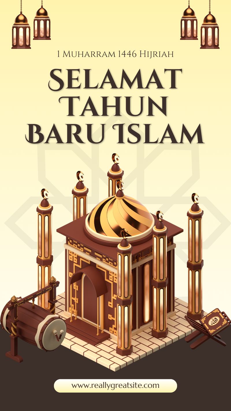 Poster Tahun Baru Islam 2024