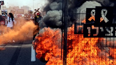 Protes Warga Israel Serukan Pemilu Ganti Netanyahu