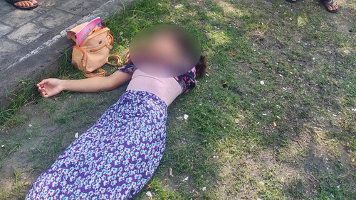 Seorang perempuan berinisial GASD ditemukan tergeletak tak sadarkan diri di Pantai Yeh Gangga, Desa Sudimara, Tabanan, Bali, Sabtu (29/6/2024). (Foto: Istimewa/Polsek Kota Tabanan)