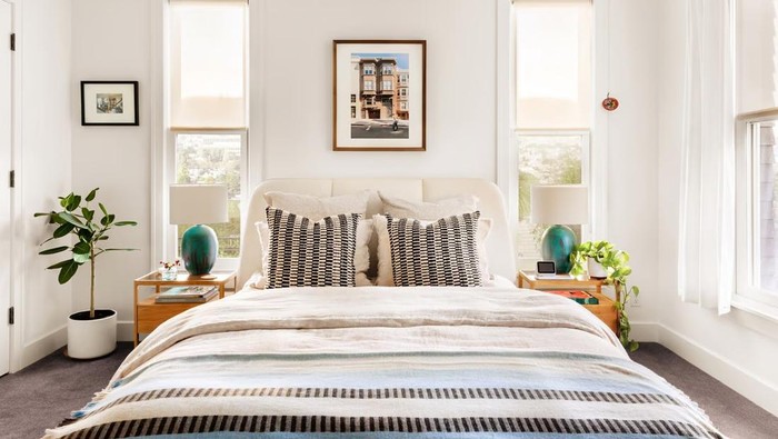 Tampilan kamar suite yang disewakan/Airbnb via Boss Hunting Tampilan kamar suite yang disewakan oleh Brian Chesky