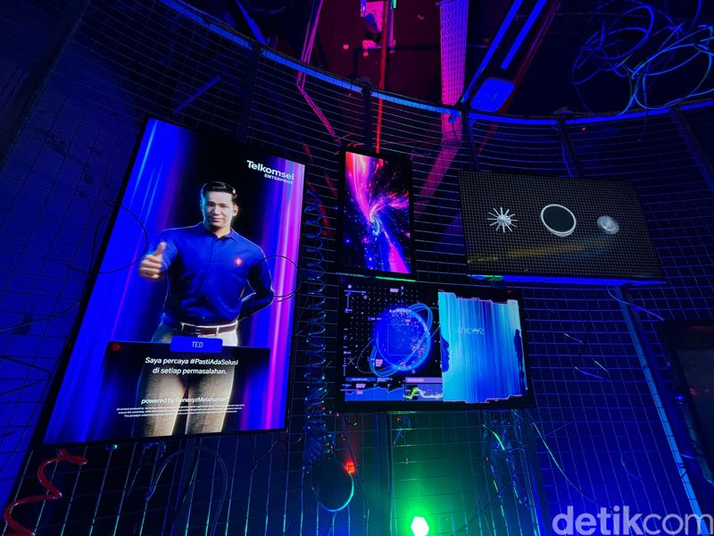 Telkomsel memperkenalkan asisten virtual baru bernama Ted.