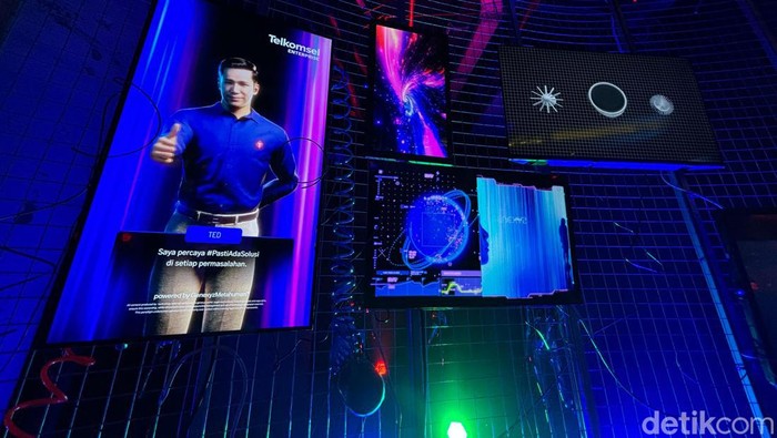 Telkomsel memperkenalkan asisten virtual baru bernama Ted.