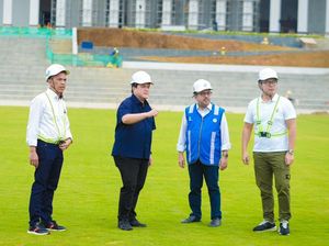 Tinjau IKN, Erick Sebut Istana Presiden-Rumah Menteri Sudah Teraliri Listrik