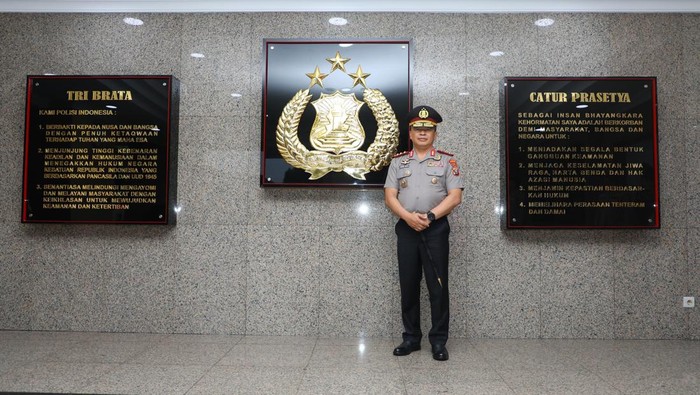 Upacara kenaikan pangkat perwira tinggi Polri