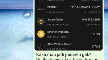 Yang satu nawarin judi online, yang satu cari pacar. Foto: X/iqballl__