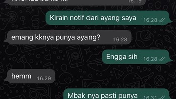 Obrolan absurd. Foto: X/ainunzlkrnn