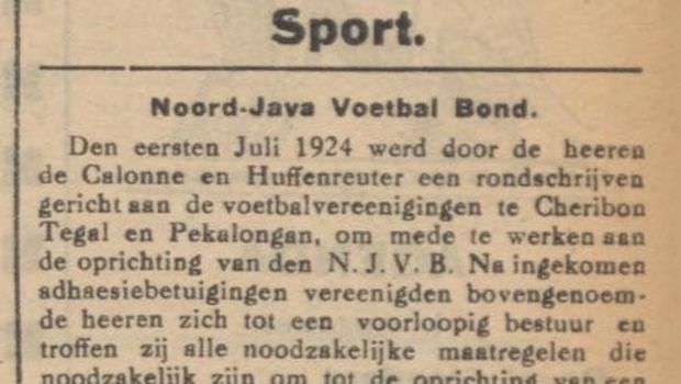 De Indishce Courant Edisi 1 Agustus 1924.