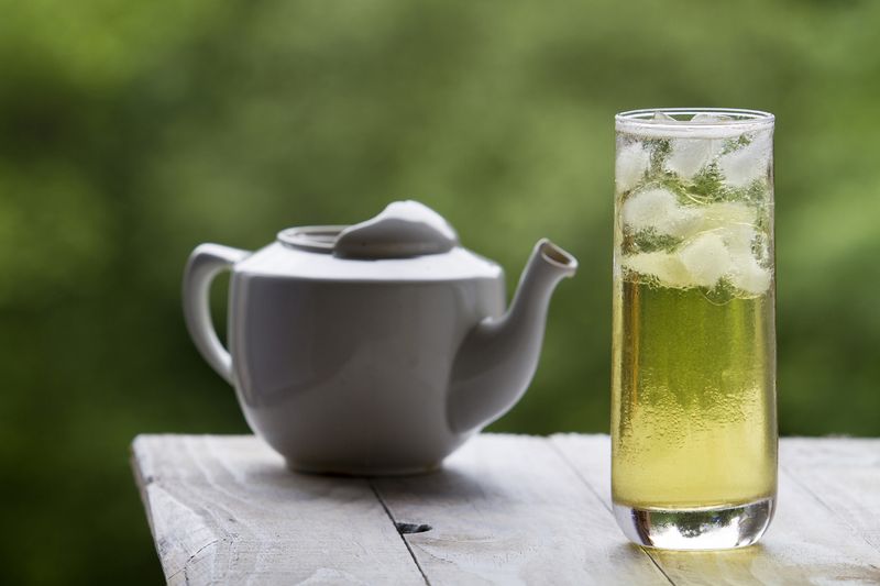 how to mix green iced tea