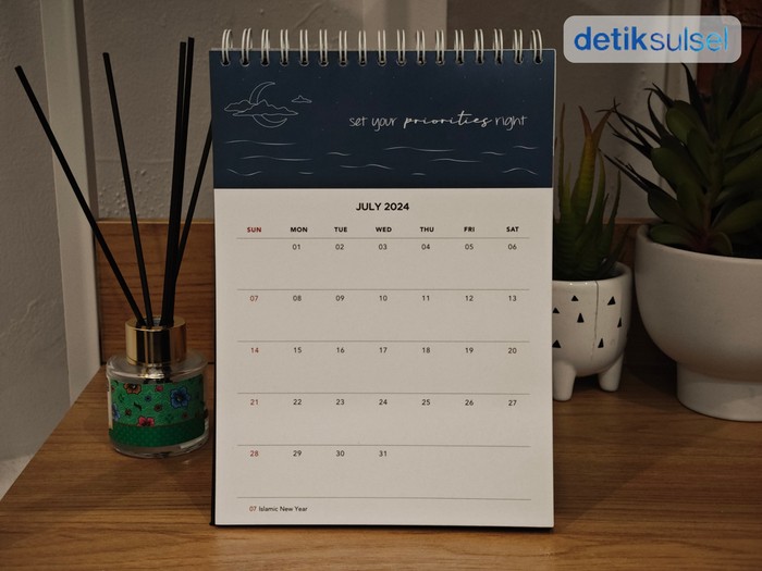 Kalender bulan Juni 2024 (Urwatul Wutsqaa/detikSulsel)