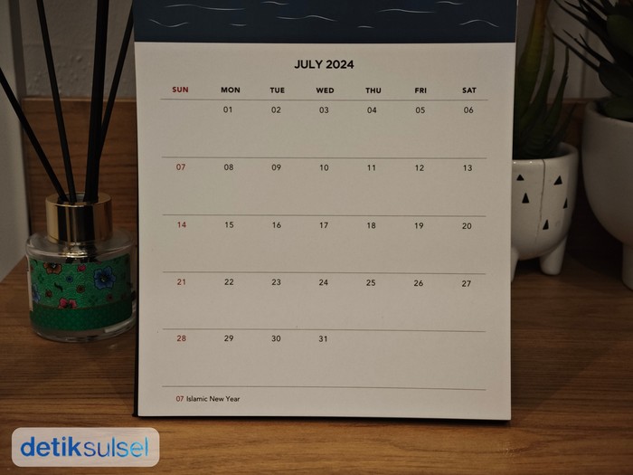 Kalender bulan Juni 2024 (Urwatul Wutsqaa/detikSulsel)