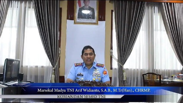 Komandan Sesko TNI Marsekal Madya TNI Arif Widianto